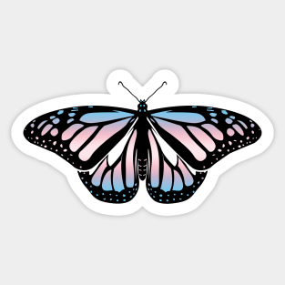 Trans Pride Butterfly Sticker